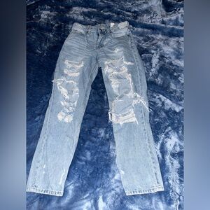 Baggy ripped jeans small